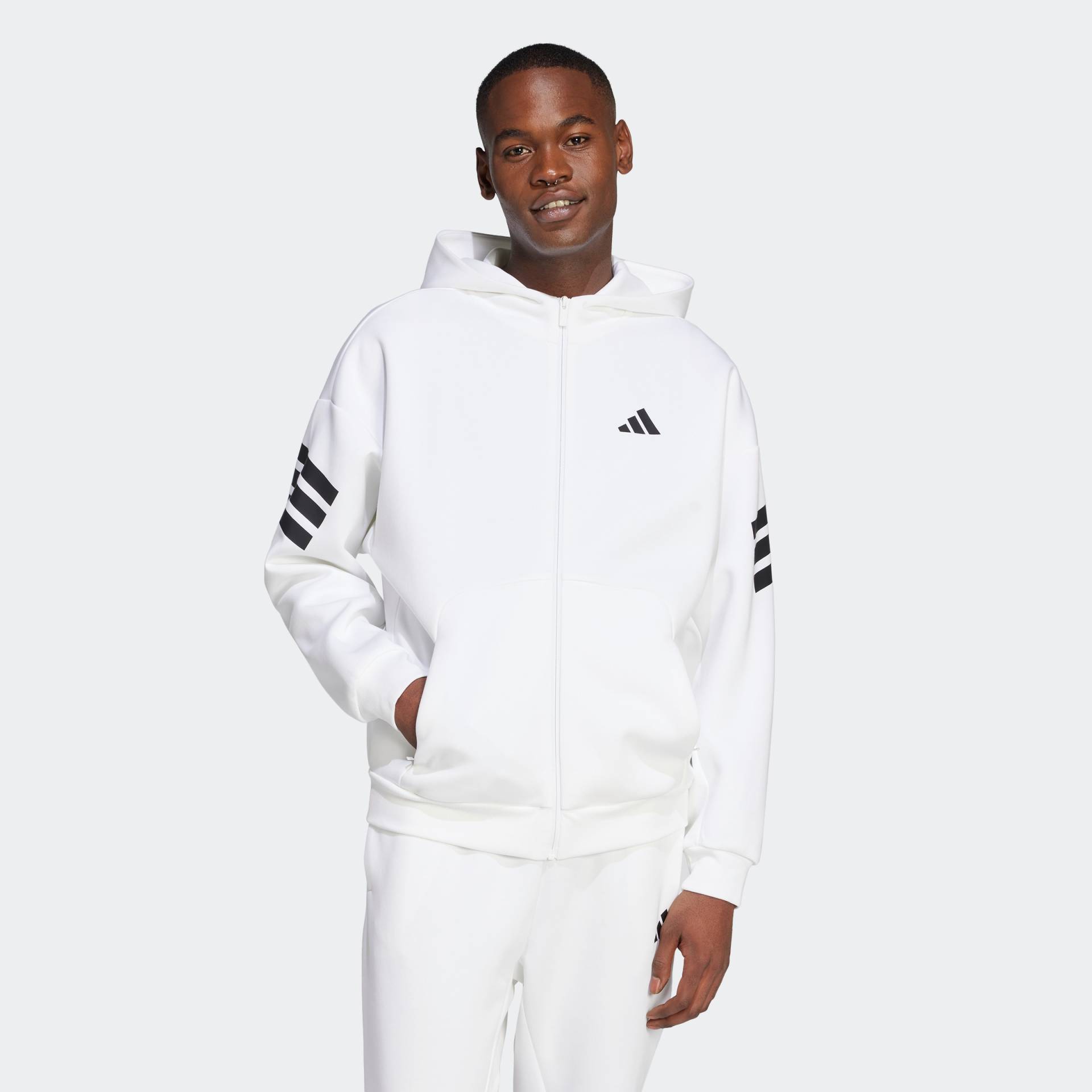 adidas Sportswear Kapuzensweatshirt »M FI 3S FZ« von adidas Sportswear
