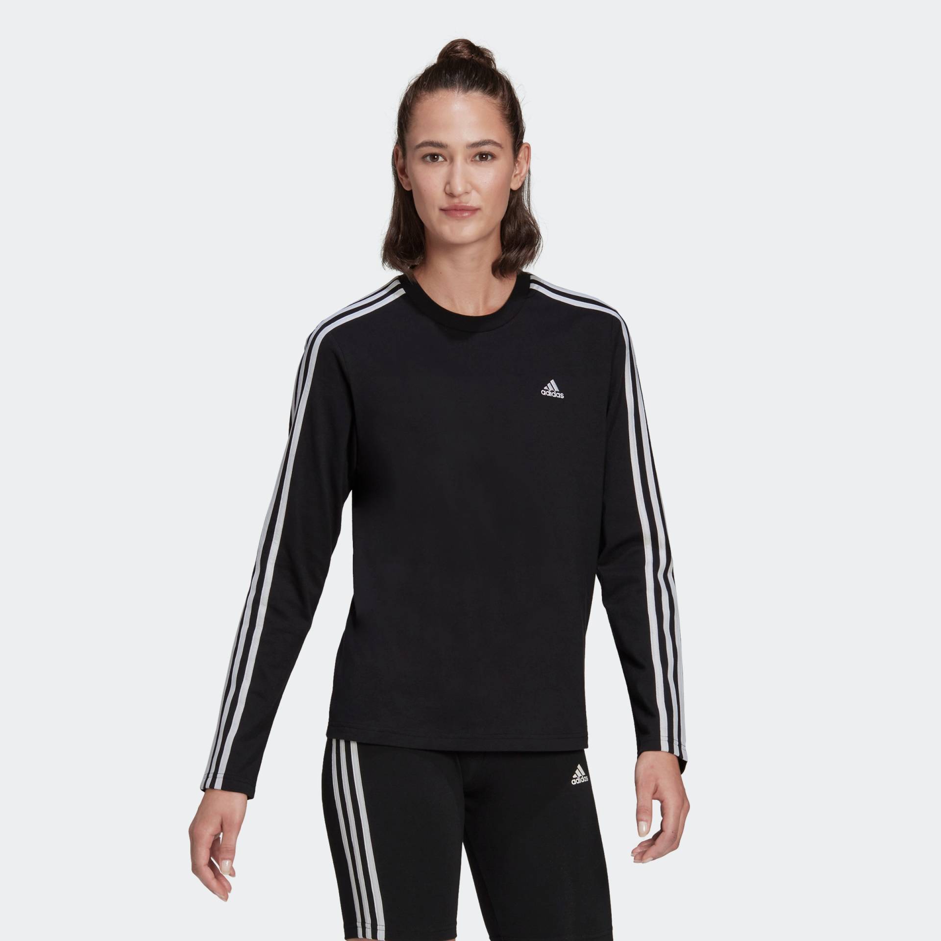 adidas Sportswear Langarmshirt »ESSENTIALS 3STREIFEN LONGSLEEVE« von adidas Sportswear