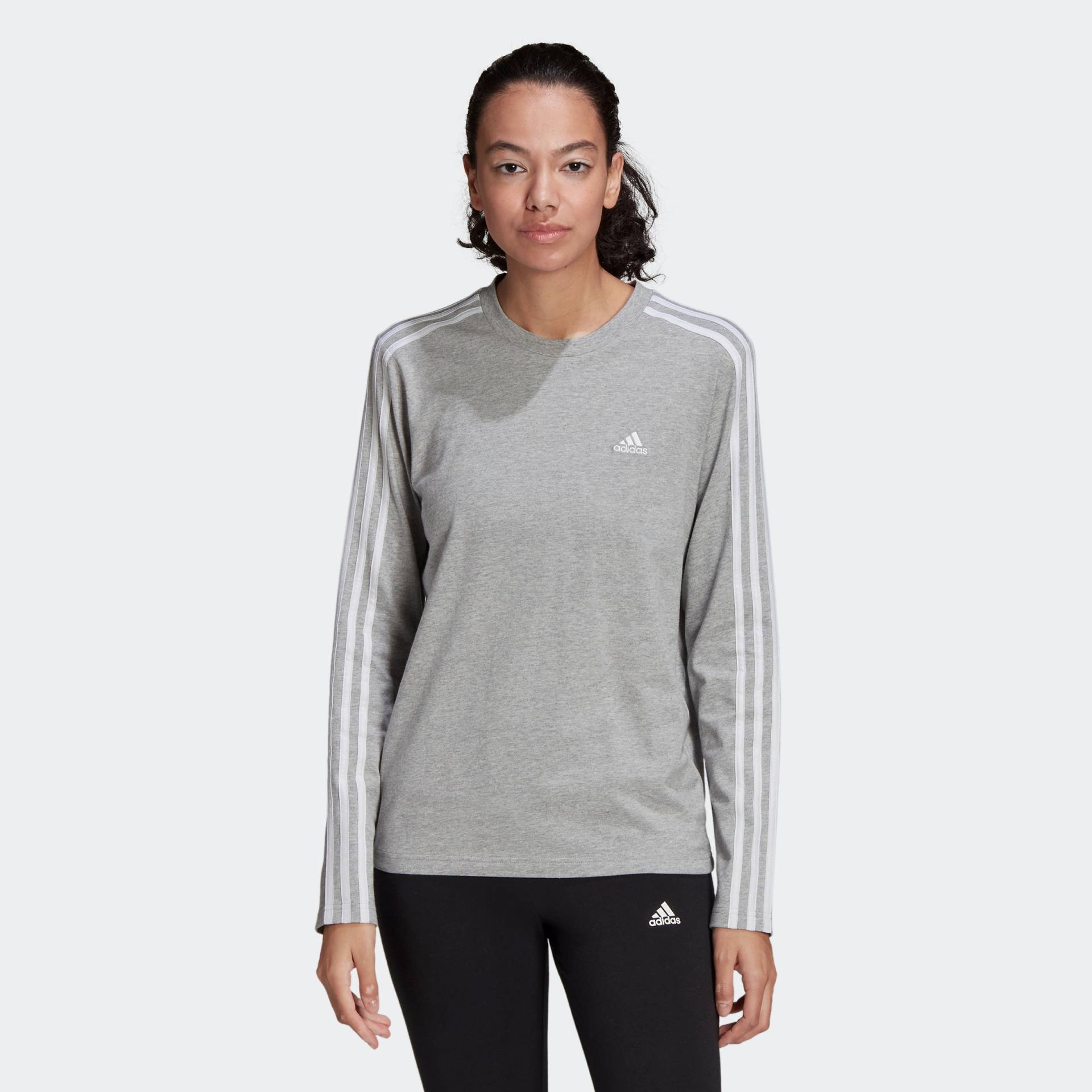 adidas Sportswear Langarmshirt »ESSENTIALS 3STREIFEN LONGSLEEVE« von adidas Sportswear