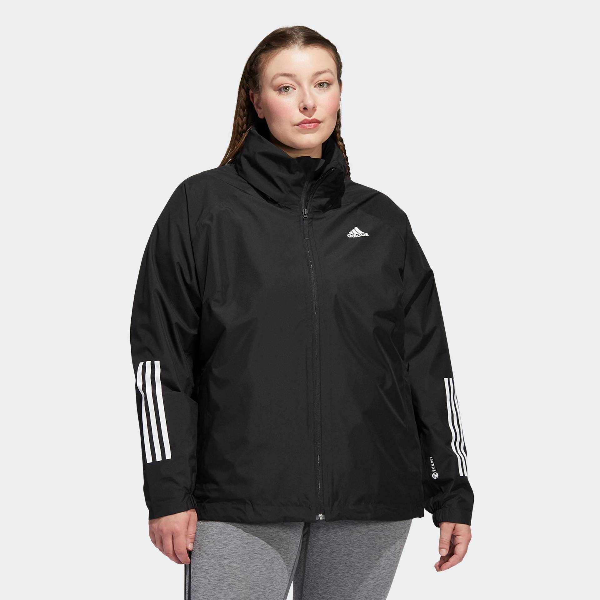 adidas Sportswear Outdoorjacke »BSC 3STREIFEN RAIN.RDY«, mit Kapuze von adidas Sportswear