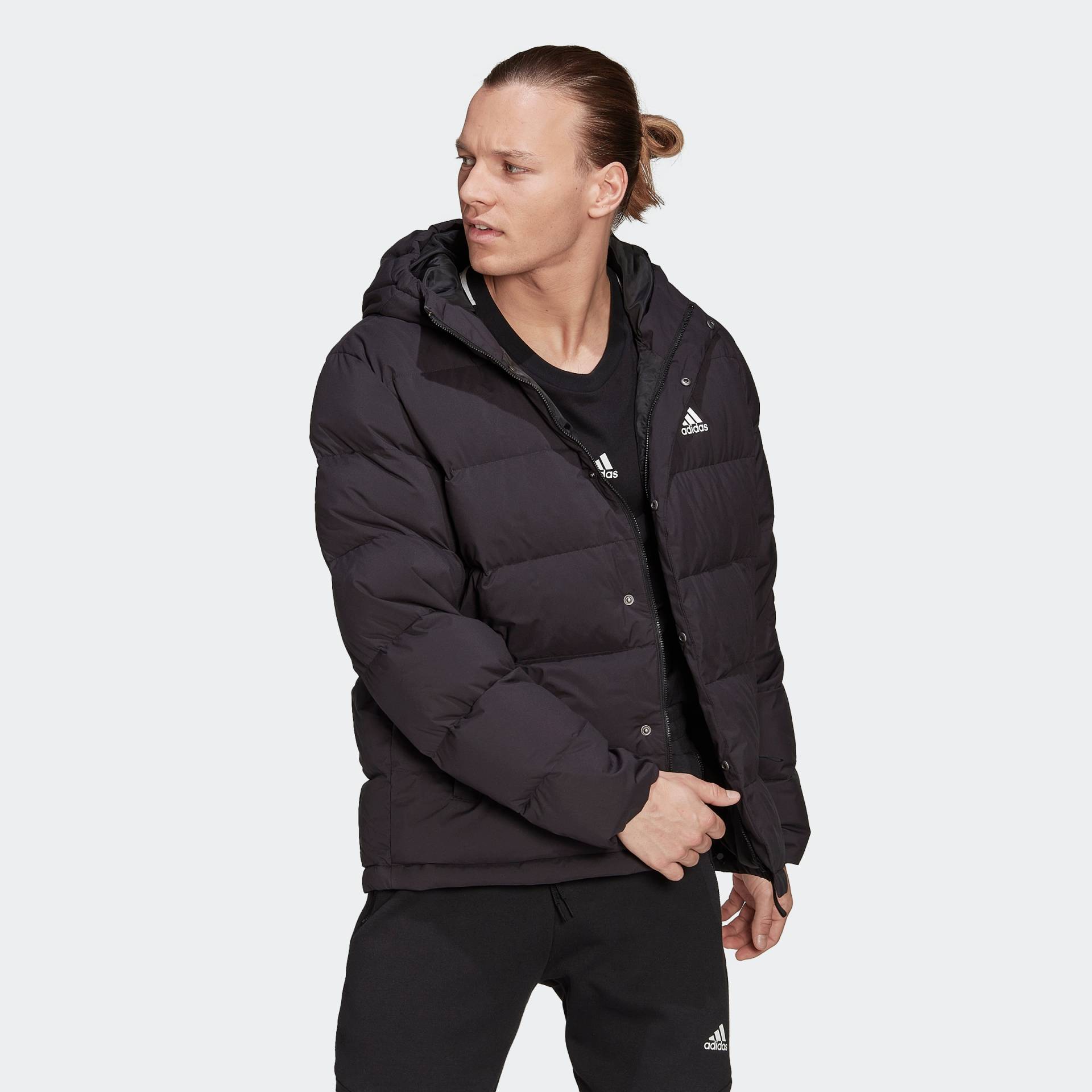 adidas Sportswear Outdoorjacke »HELIONIC HOODED DAUNENJACKE«, mit Kapuze von adidas Sportswear