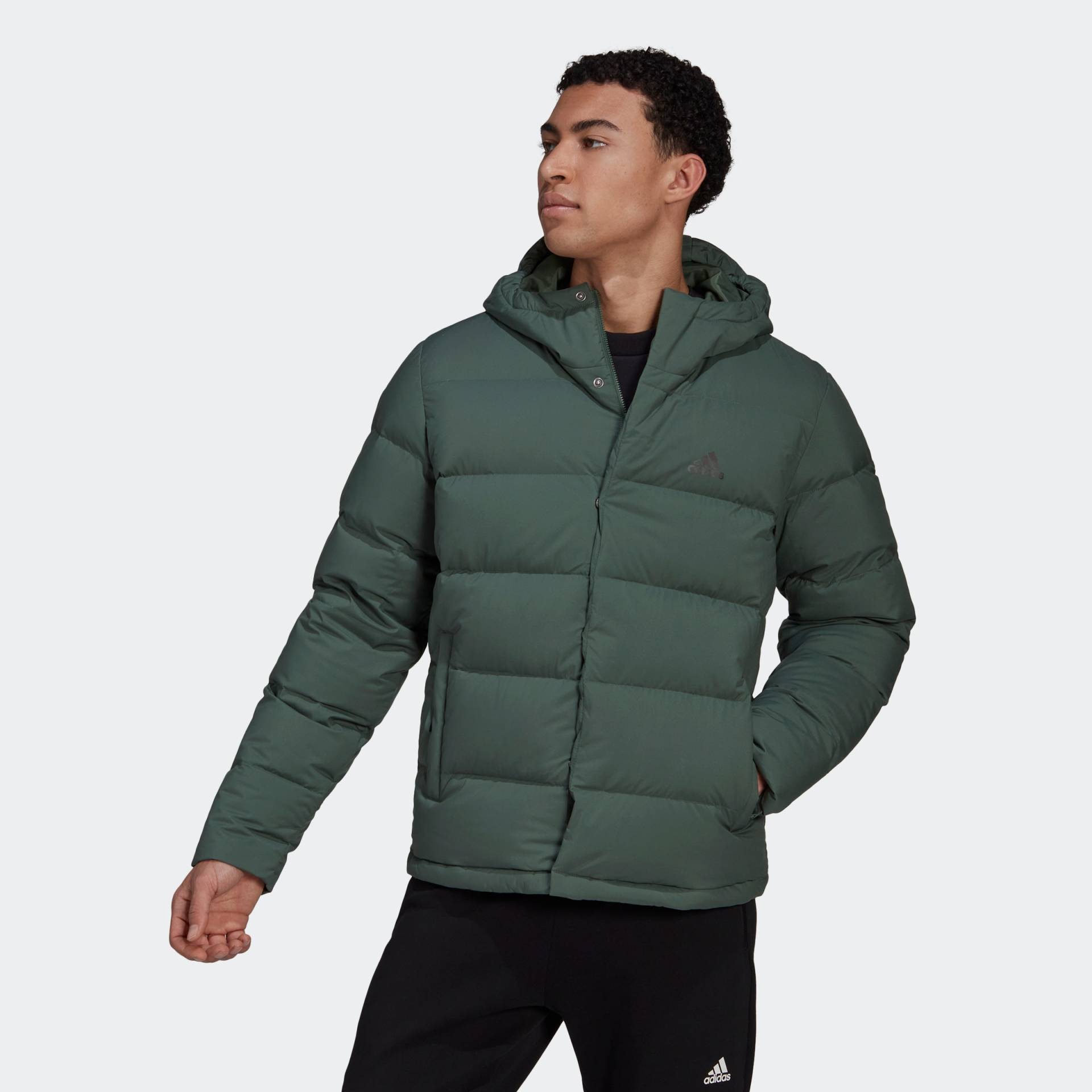 adidas Sportswear Outdoorjacke »HELIONIC HOODED DAUNENJACKE«, mit Kapuze von adidas Sportswear