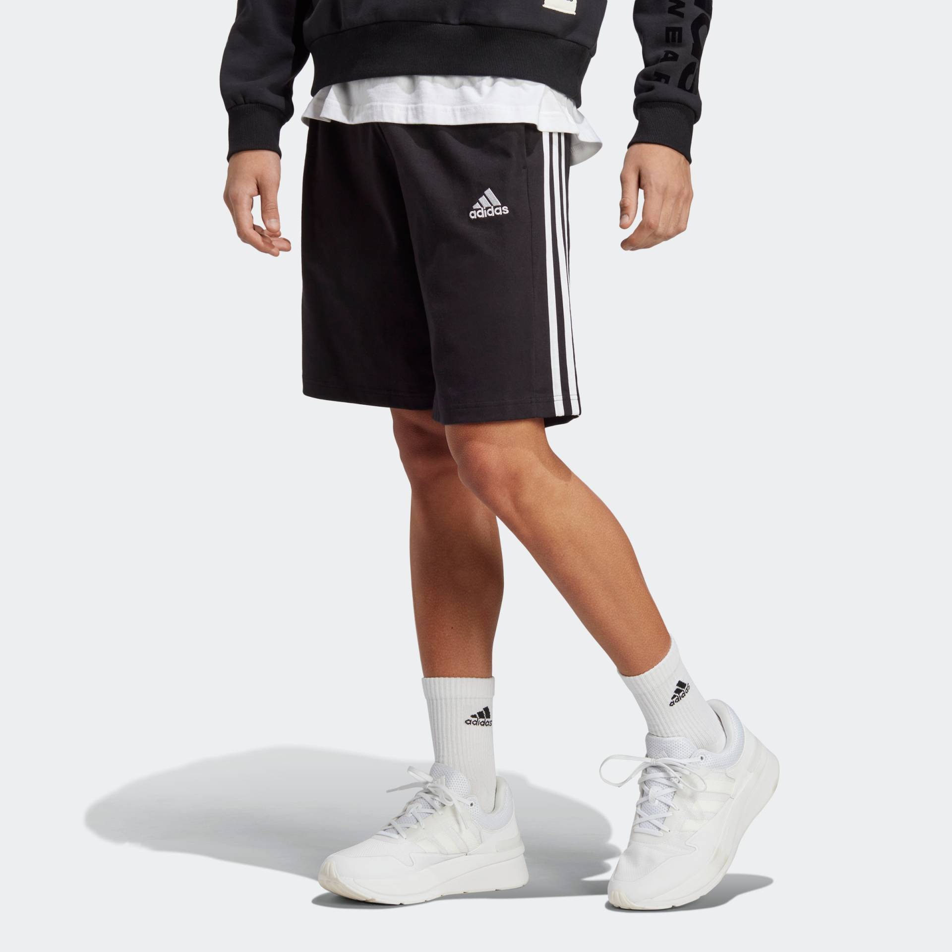 adidas Sportswear Shorts »ESSENTIALS SINGLE JERSEY 3-STREIFEN«, (1 tlg.) von adidas Sportswear