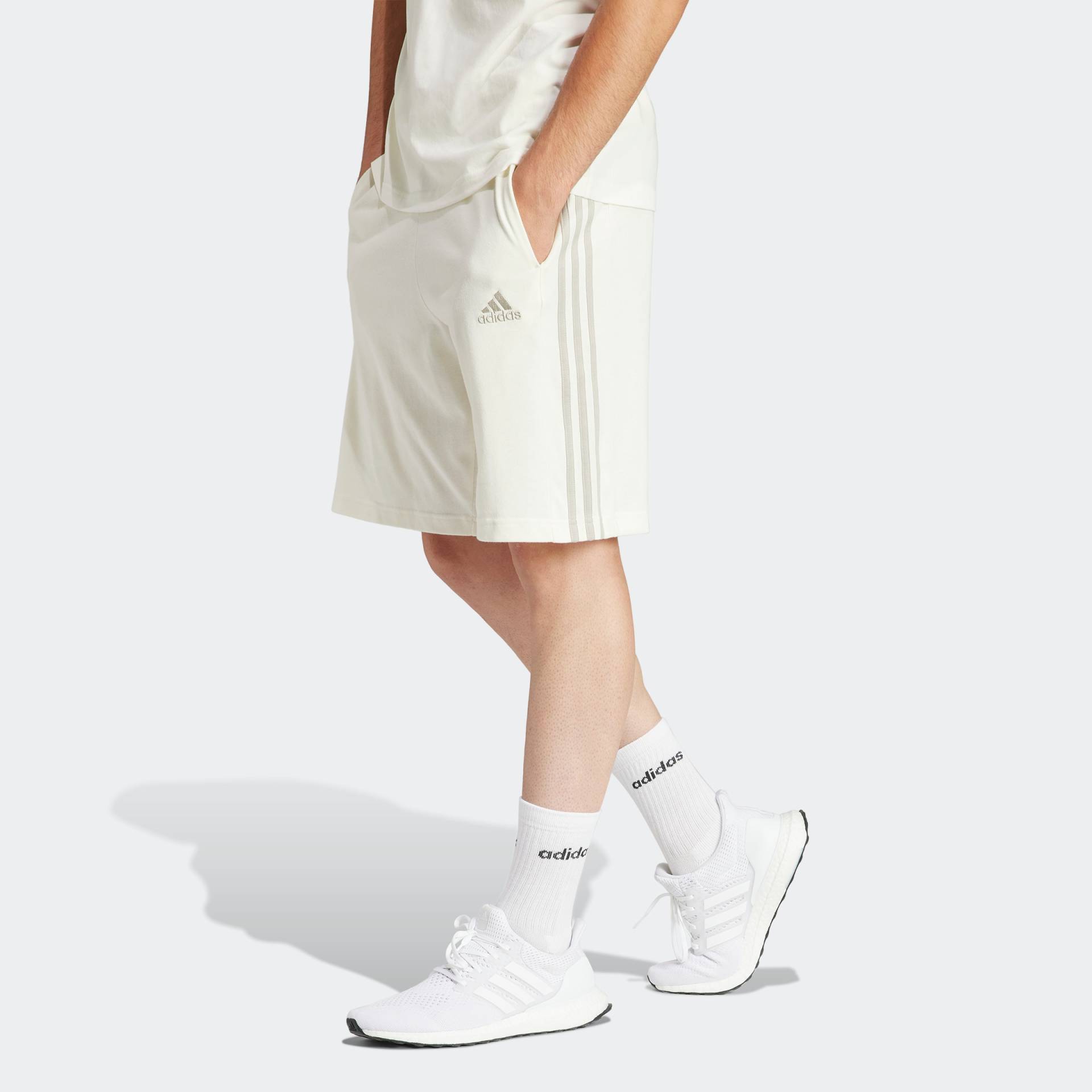 adidas Sportswear Shorts »ESSENTIALS SINGLE JERSEY 3-STREIFEN«, (1 tlg.) von adidas Sportswear