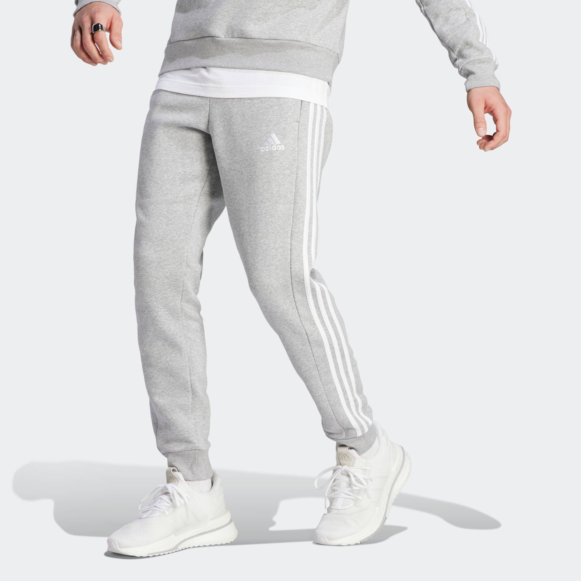 adidas Sportswear Sporthose »ESSENTIALS 3STREIFEN TAPERED CUFF HOSE«, (1 tlg.) von adidas Sportswear