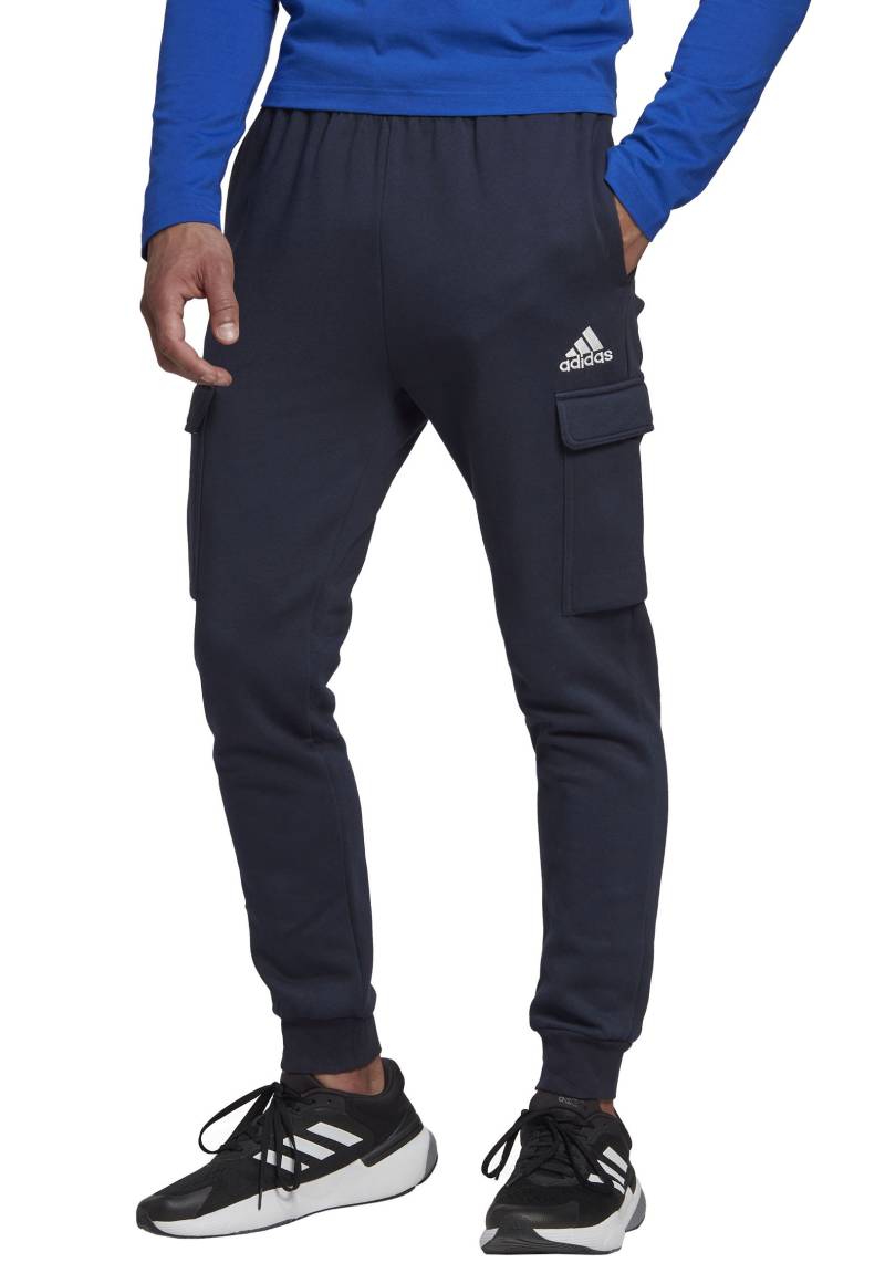 adidas Sportswear Sporthose »ESSENTIALS FLEECE REGULAR TAPERED CARGOHOSE«, (1 tlg.), Jogginghose Cargo aus weichem Fleece-Material von adidas Sportswear