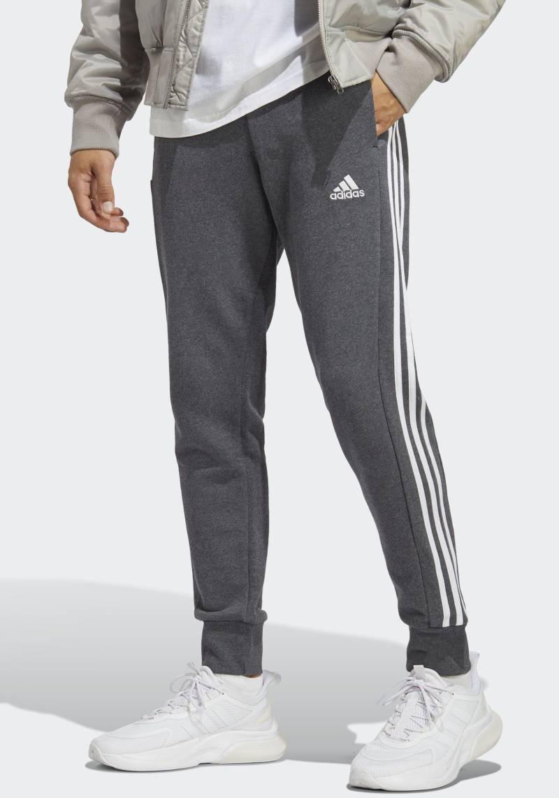 adidas Sportswear Sporthose »ESSENTIALS FRENCH TERRY TAPERED CUFF 3STREIFEN HOSE«, (1 tlg.), weiche Jogginghose von adidas Sportswear