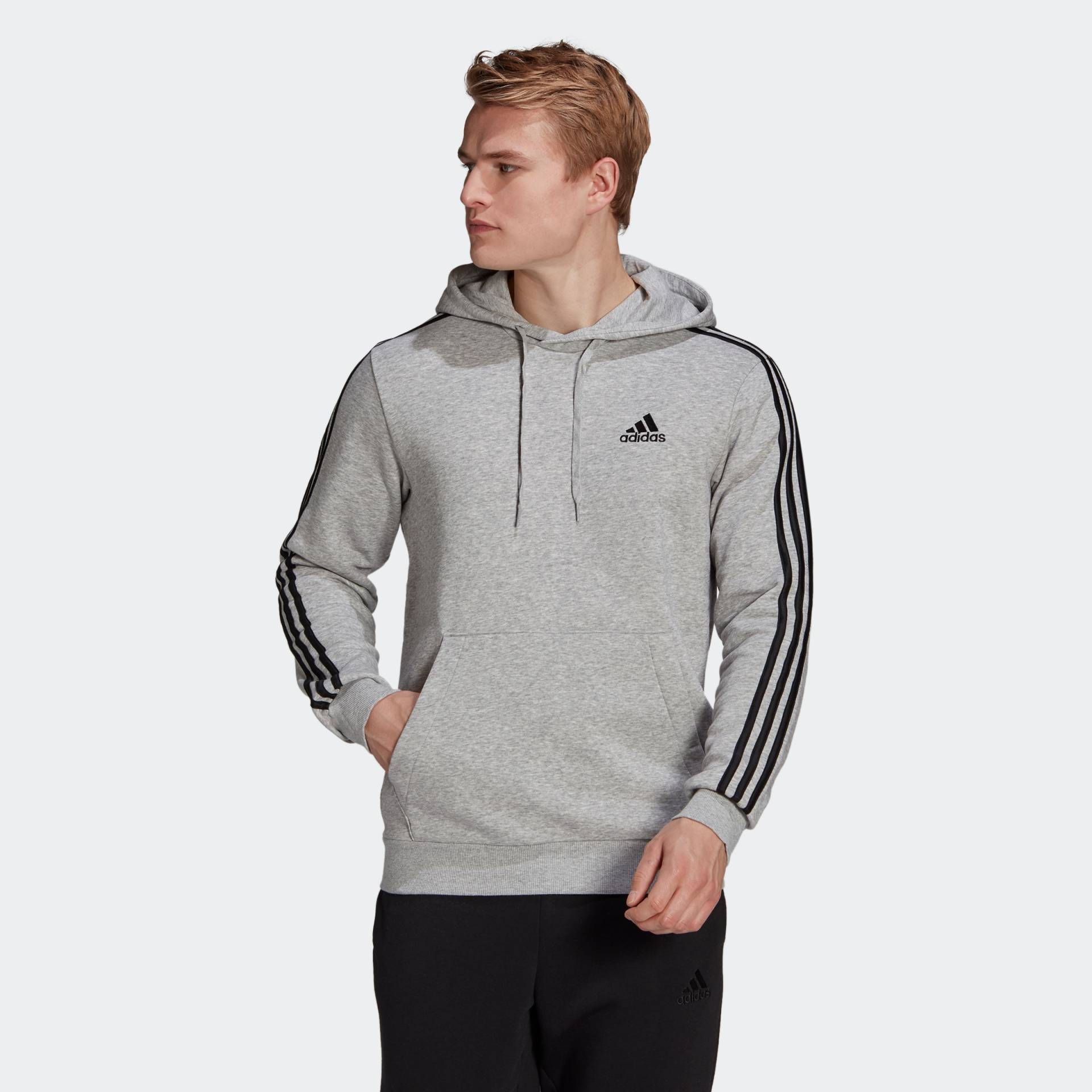 adidas Sportswear Kapuzensweatshirt »ESSENTIALS FLEECE 3STREIFEN HOODIE« von adidas Sportswear