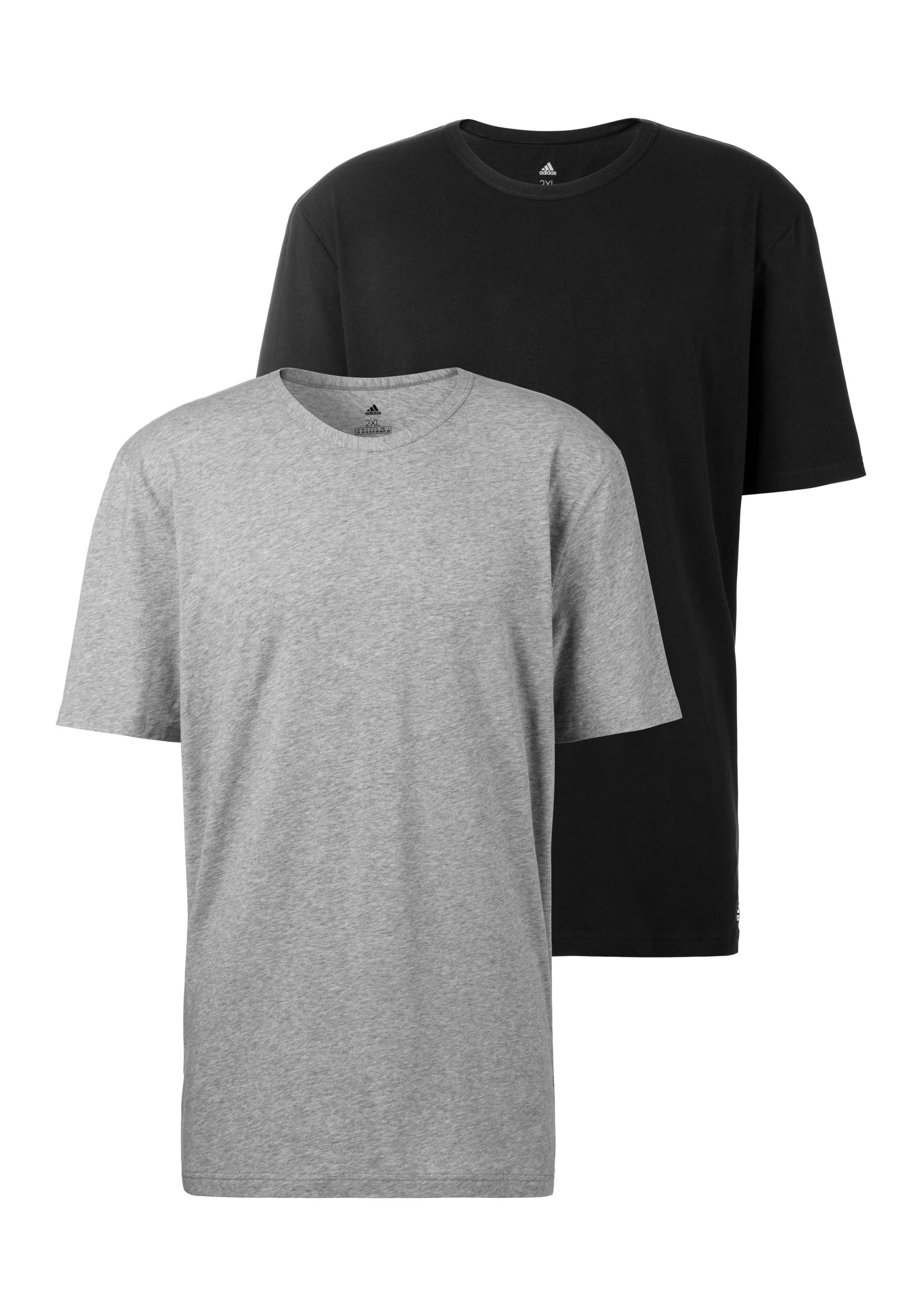 adidas Sportswear T-Shirt »"Active Flex Cotton"«, (2er-Pack), mit Rundhalsausschnitt, Slim Fit von adidas Sportswear