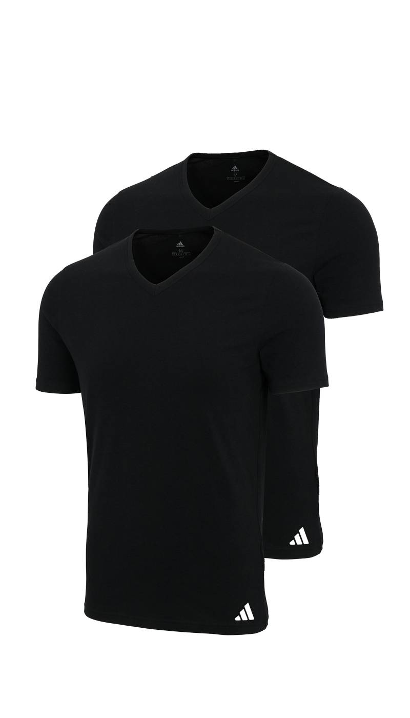 adidas Sportswear T-Shirt »"Active Flex Cotton"«, (2er Pack), V-Ausschnitt von adidas Sportswear