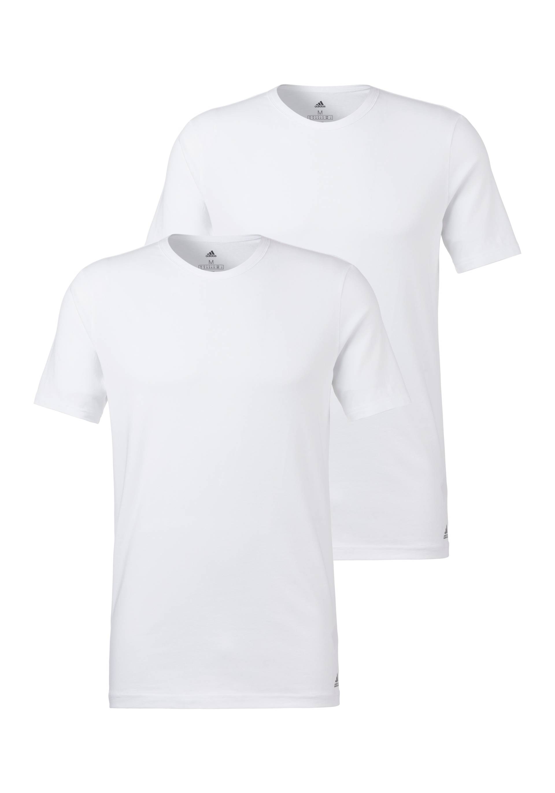 adidas Sportswear T-Shirt »"Active Flex Cotton"«, (2er-Pack), mit Rundhalsausschnitt und Slim Fit von adidas Sportswear