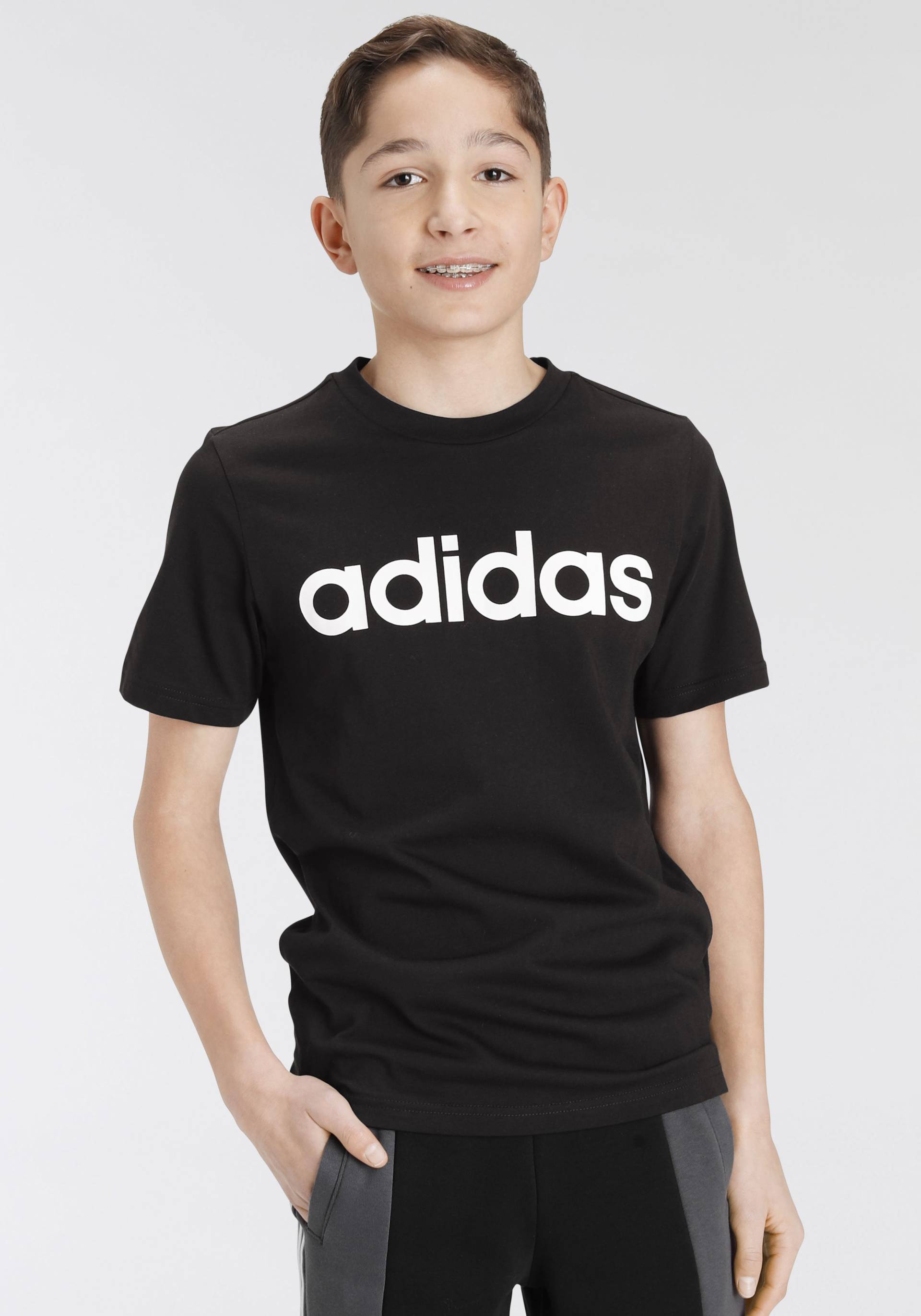 adidas Sportswear T-Shirt »ESSENTIALS LINEAR LOGO COTTON« von adidas Sportswear