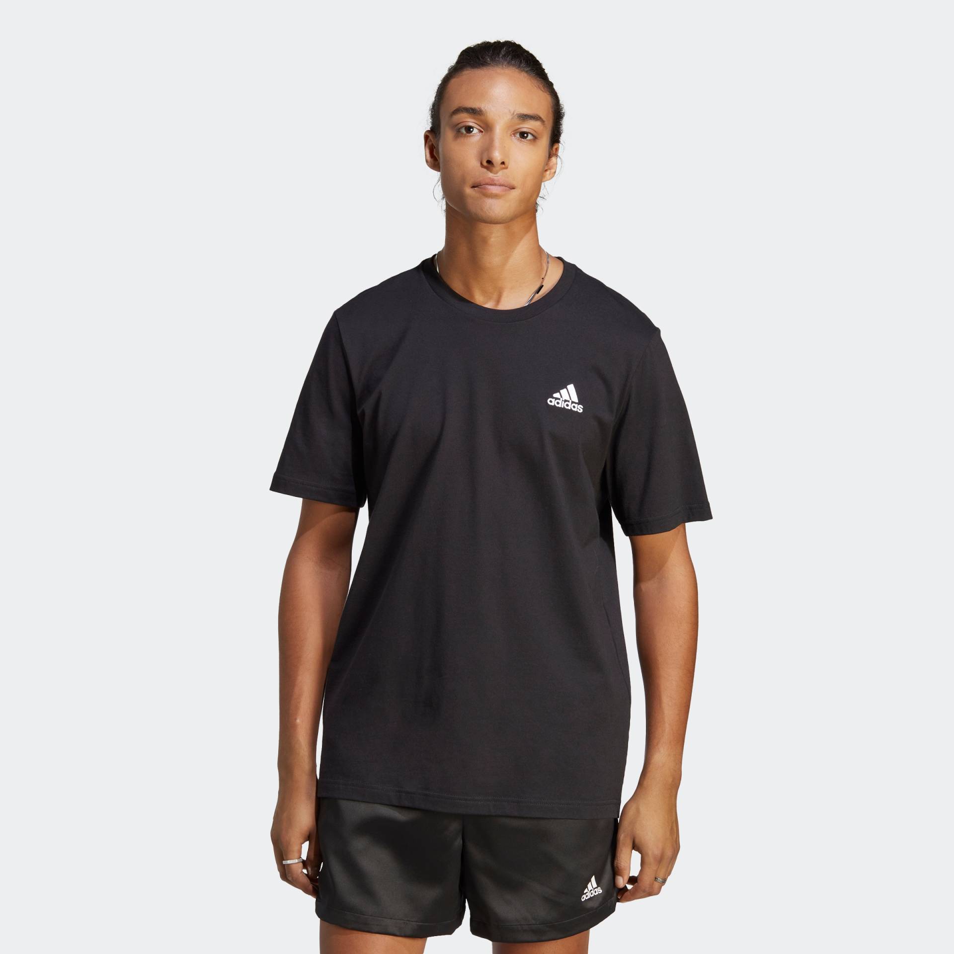 adidas Sportswear T-Shirt »ESSENTIALS SINGLE JERSEY EMBROIDERED SMALL LOGO« von adidas Sportswear