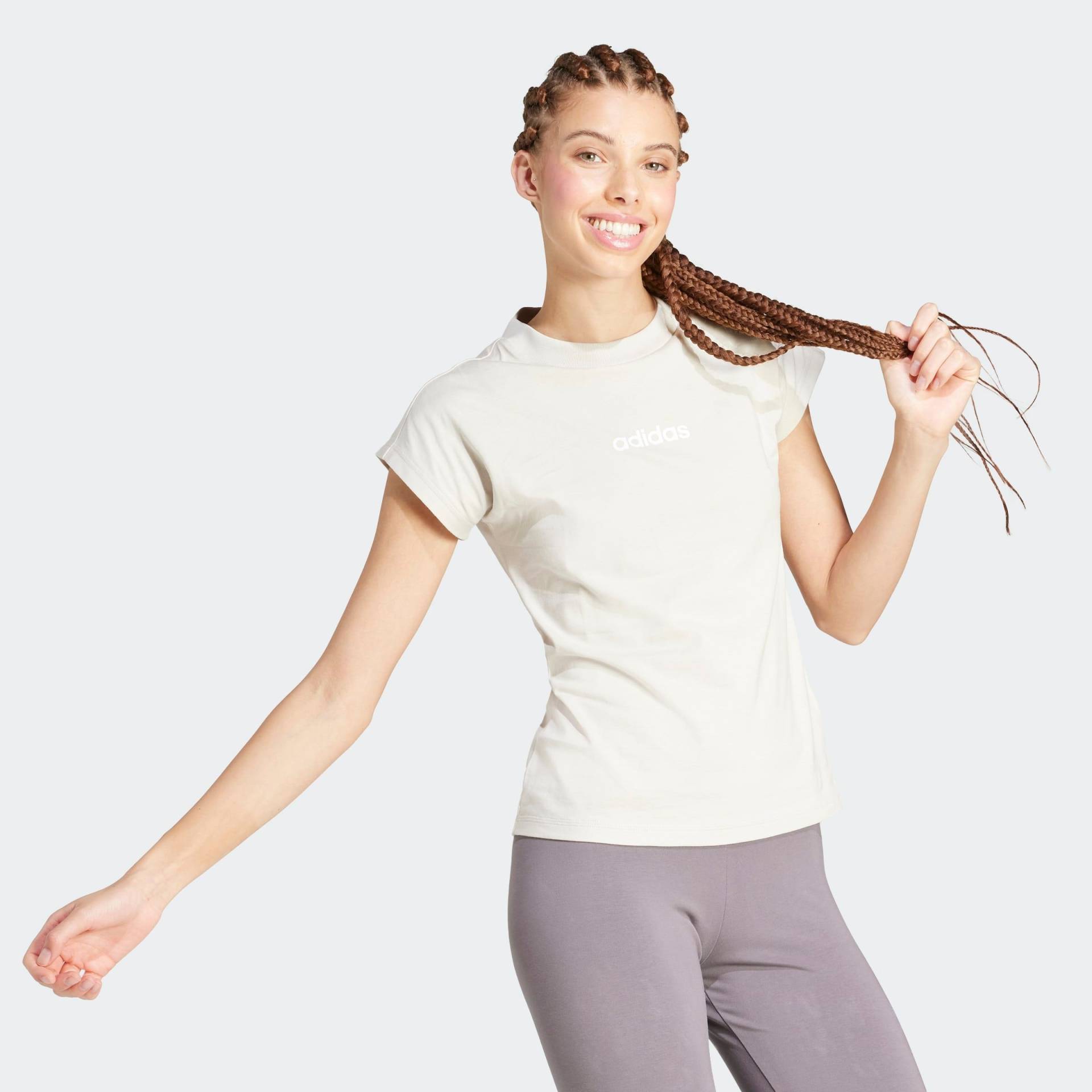 adidas Sportswear T-Shirt »W LIN SJ T«, Basic T-Shirt aus weichem Material von adidas Sportswear