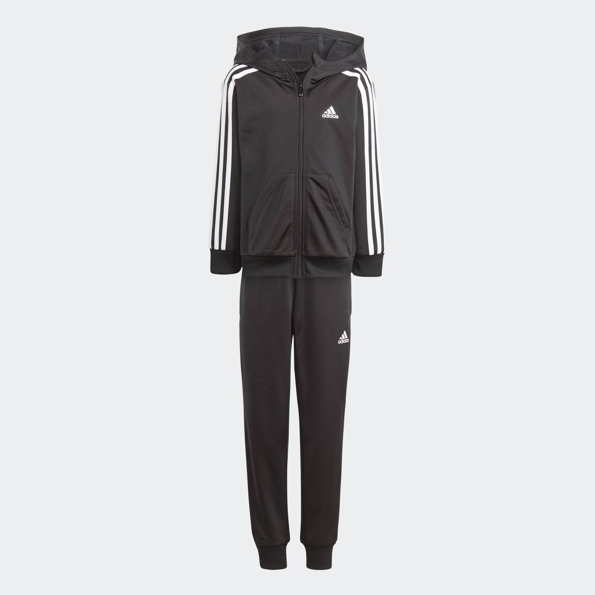 adidas Sportswear Trainingsanzug »ESSENTIALS 3-STREIFEN SHINY«, (2 tlg.) von adidas Sportswear