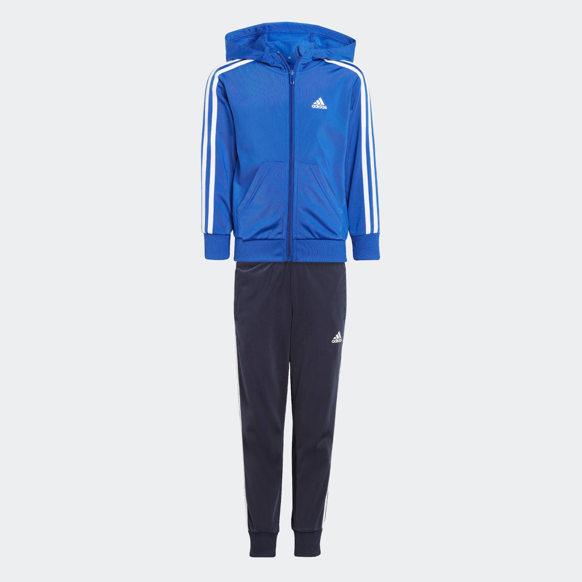 adidas Sportswear Trainingsanzug »ESSENTIALS 3-STREIFEN SHINY«, (2 tlg.) von adidas Sportswear