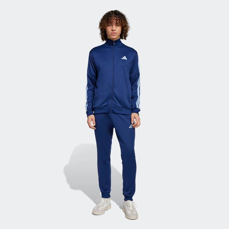 adidas Sportswear Trainingsanzug »M 3S FT TT TS«, (2 tlg.), drei Streifen Tracksuit aus weichem French-Terry-Material von adidas Sportswear