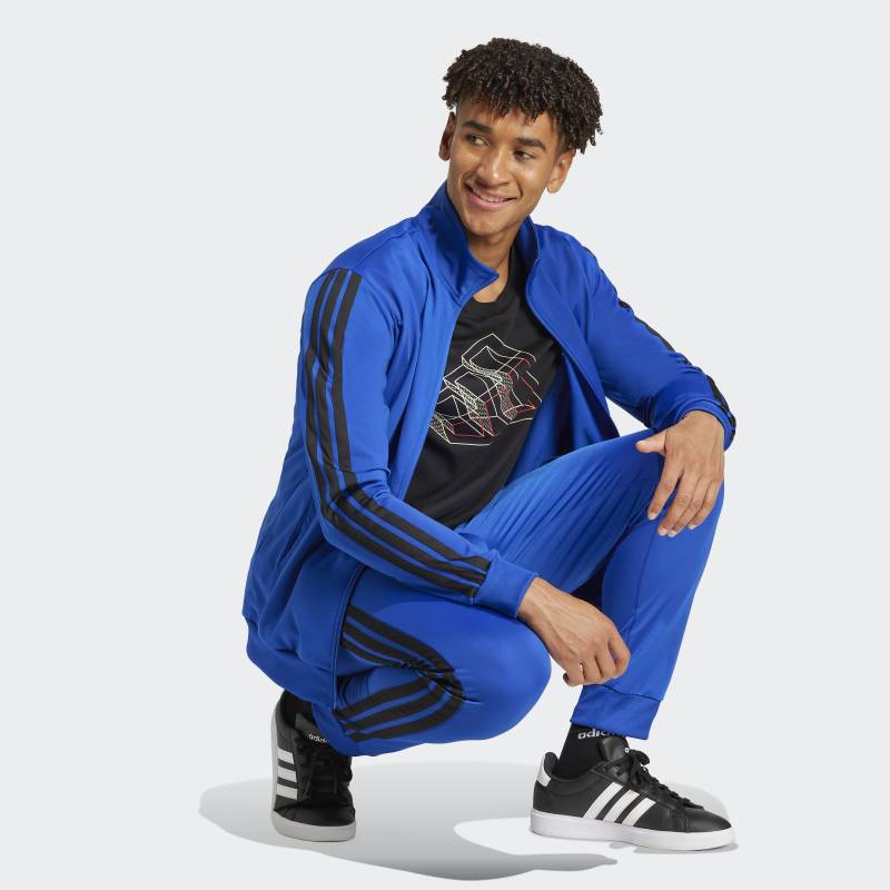 adidas Sportswear Trainingsanzug »M 3S TR TT TS«, (2 tlg.), Basic 3-Streifen Trikot von adidas Sportswear