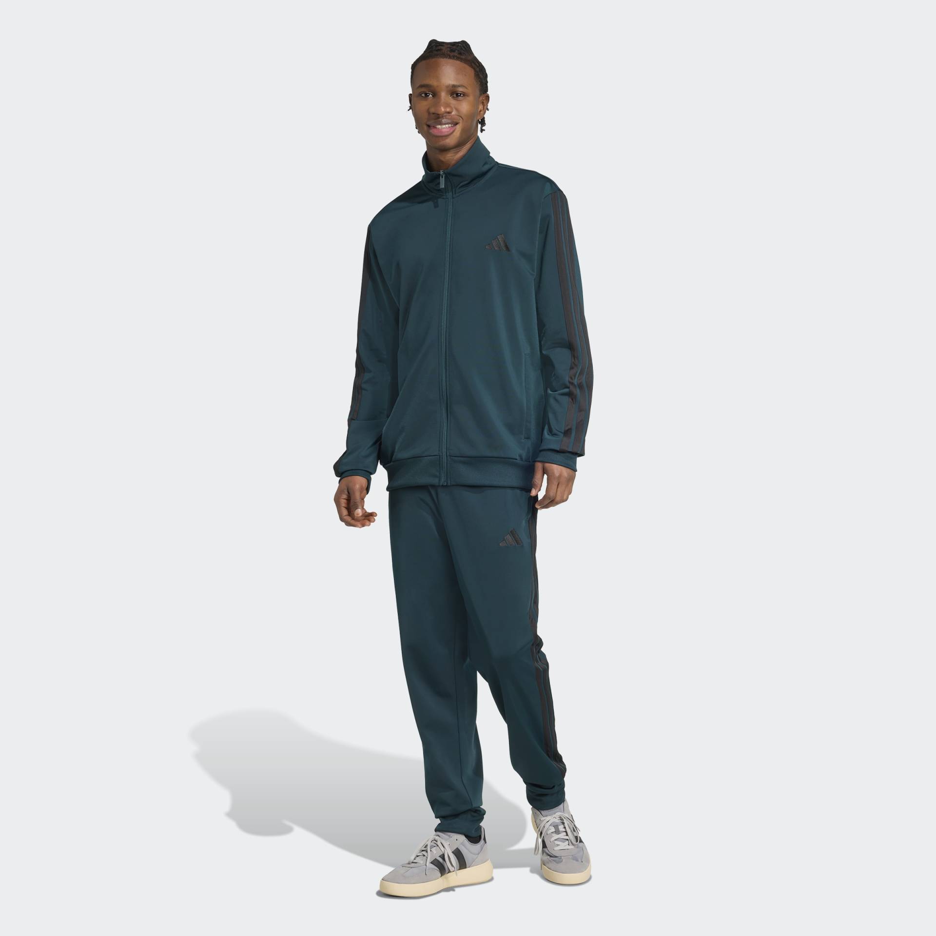 adidas Sportswear Trainingsanzug »M 3S TR TT TS«, (2 tlg.), Basic 3-Streifen Trikot von adidas Sportswear