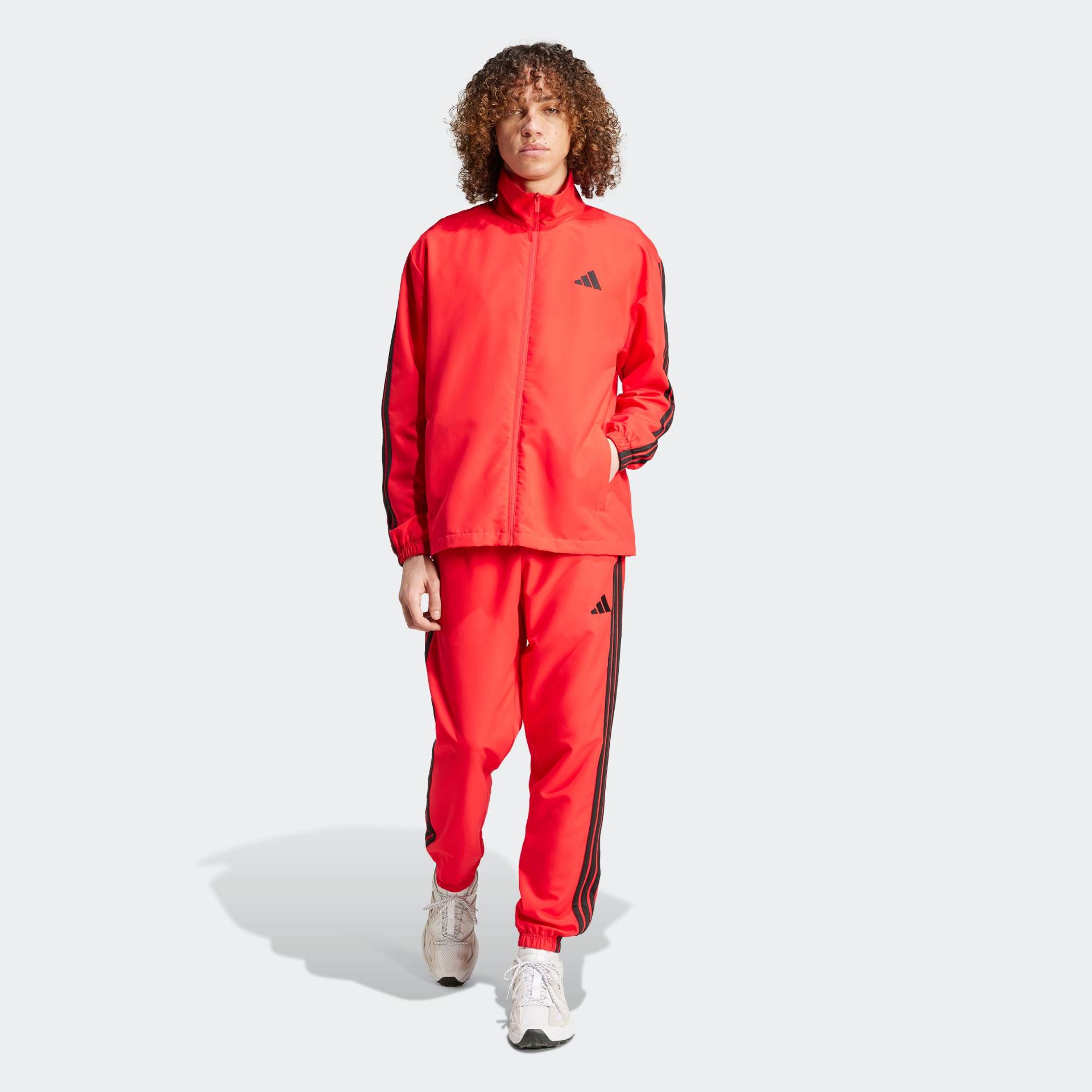 adidas Sportswear Trainingsanzug »M 3S WV TT TS«, (2 tlg.), drei Streifen Woven Tracksuit von adidas Sportswear