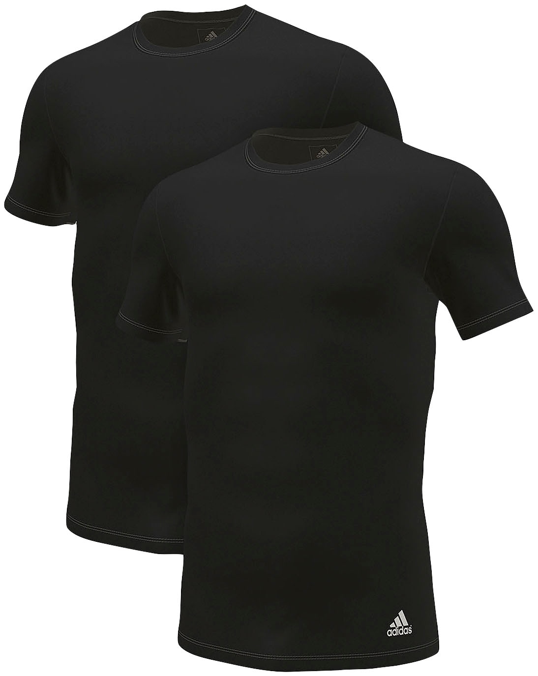 adidas Sportswear T-Shirt »"Active Flex Cotton"«, (2er-Pack), mit Rundhalsausschnitt und Slim Fit von adidas Sportswear