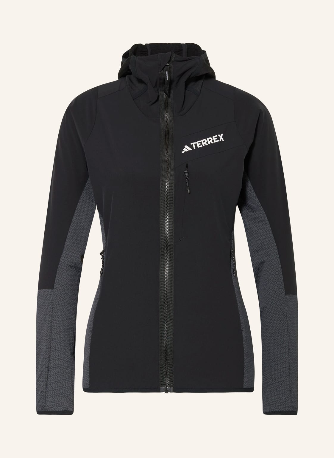 Adidas Terrex Midlayer-Jacke Terrex Techrock schwarz von adidas Terrex