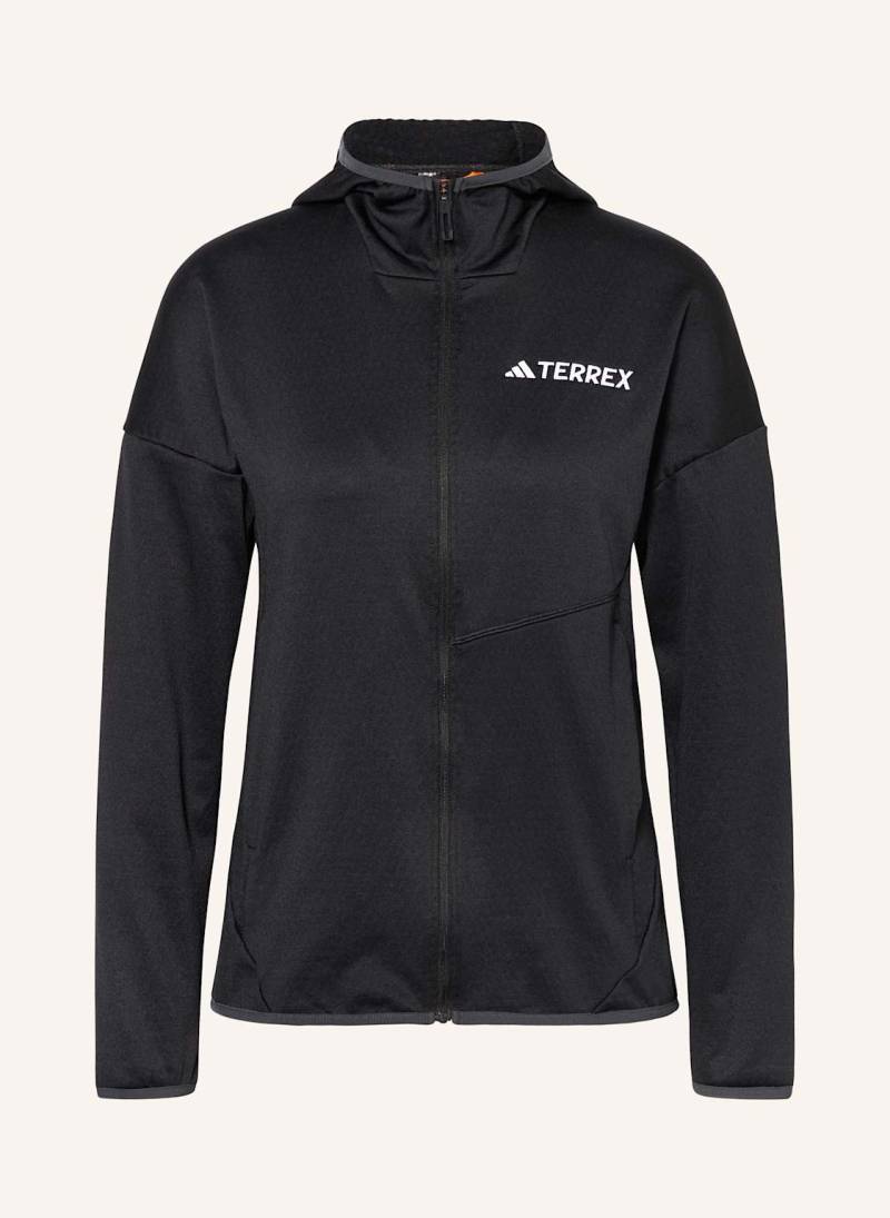 Adidas Terrex Midlayer-Jacke Terrex Xperior Light Fleece schwarz von adidas Terrex