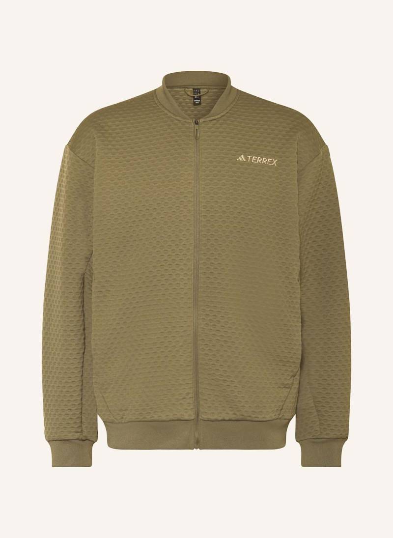 Adidas Terrex Midlayer-Jacke Terrex Xploric gruen von adidas Terrex