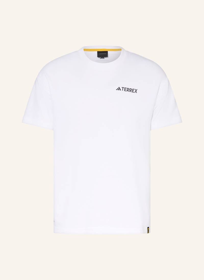 Adidas Terrex T-Shirt National Geographic Uf Aeroready Graphic weiss von adidas Terrex