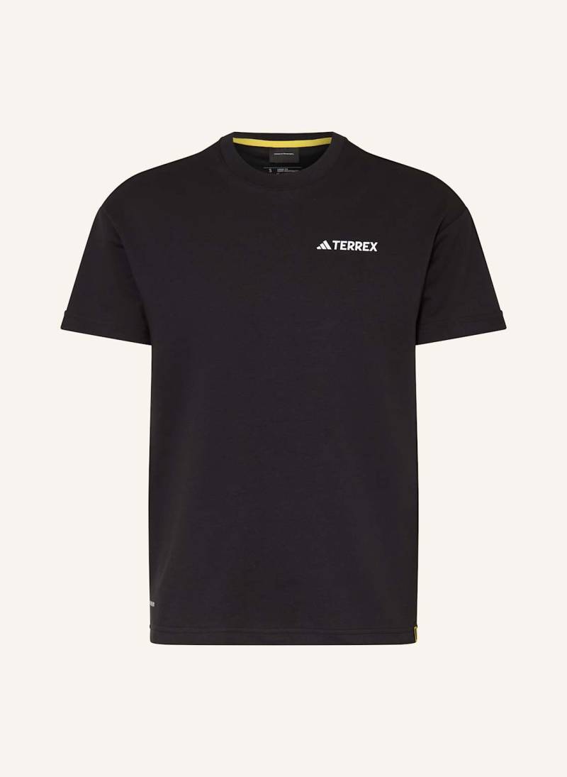 Adidas Terrex T-Shirt Nat Geo Uf Aeroready Graphic schwarz von adidas Terrex