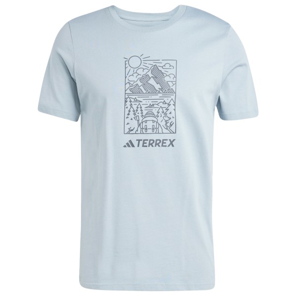 adidas Terrex - Wild Graphic T-Shirt - T-Shirt Gr XXL grau adidas Terrex - Wild Graphic T-Shirt - T-Shirt Gr XXL grau von adidas Terrex