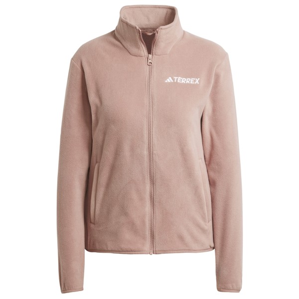 adidas Terrex - Women's MT Essentials Full Zip Fleece Jacket - Fleecejacke Gr L;M;S;XL;XS;XXL braun;grau;weiß adidas Terrex - Women's MT Essentials Full Zip Fleece Jacket - Fleecejacke Gr L;M;S;XL;XS;XXL braun;grau;weiß von adidas Terrex