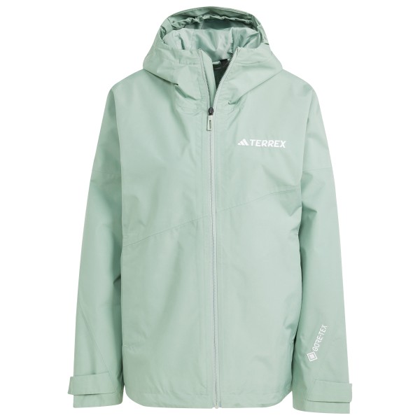 adidas Terrex - Women's Xploric 2 Layer GORE-TEX Jacket - Regenjacke Gr L grau/grün von adidas Terrex