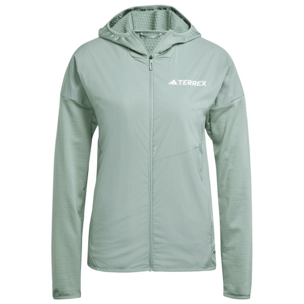 adidas Terrex - Women's Xploric Wind Lt. Hooded Fleecejacket - Windjacke Gr S türkis/grau adidas Terrex - Women's Xploric Wind Lt. Hooded Fleecejacket - Windjacke Gr S türkis/grau von adidas Terrex