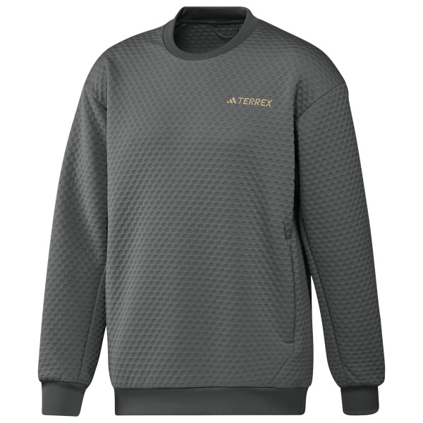 adidas Terrex - Xploric Crew Neck - Fleecepullover Gr S grau von adidas Terrex