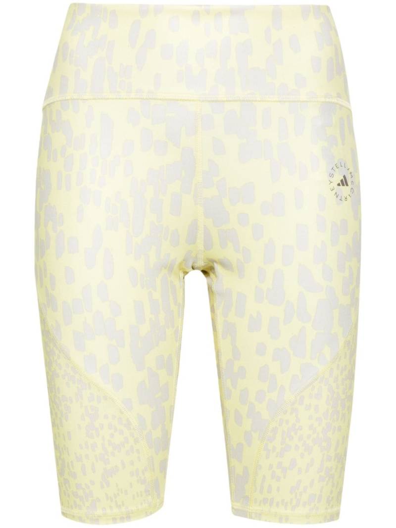 adidas by Stella McCartney Optime TruePurpose cycling shorts - Yellow von adidas by Stella McCartney