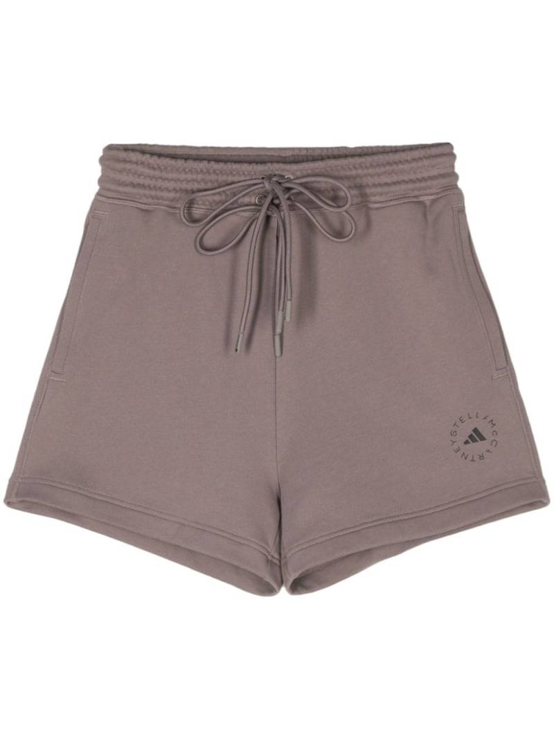 adidas by Stella McCartney Terry organic cotton shorts - Grey von adidas by Stella McCartney