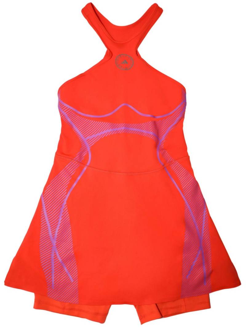adidas by Stella McCartney TruePace abstract-print performance minidress - Orange von adidas by Stella McCartney