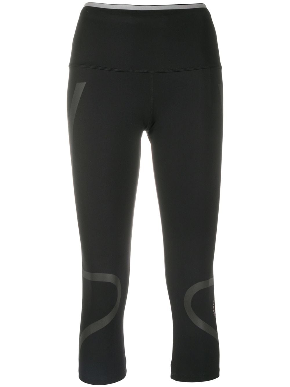 adidas by Stella McCartney TruePace cropped leggings - Black von adidas by Stella McCartney