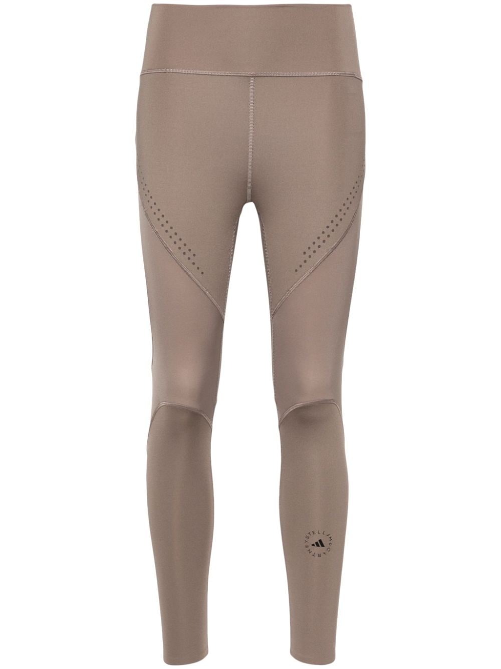 adidas by Stella McCartney TruePurpose perforated leggings - Brown von adidas by Stella McCartney