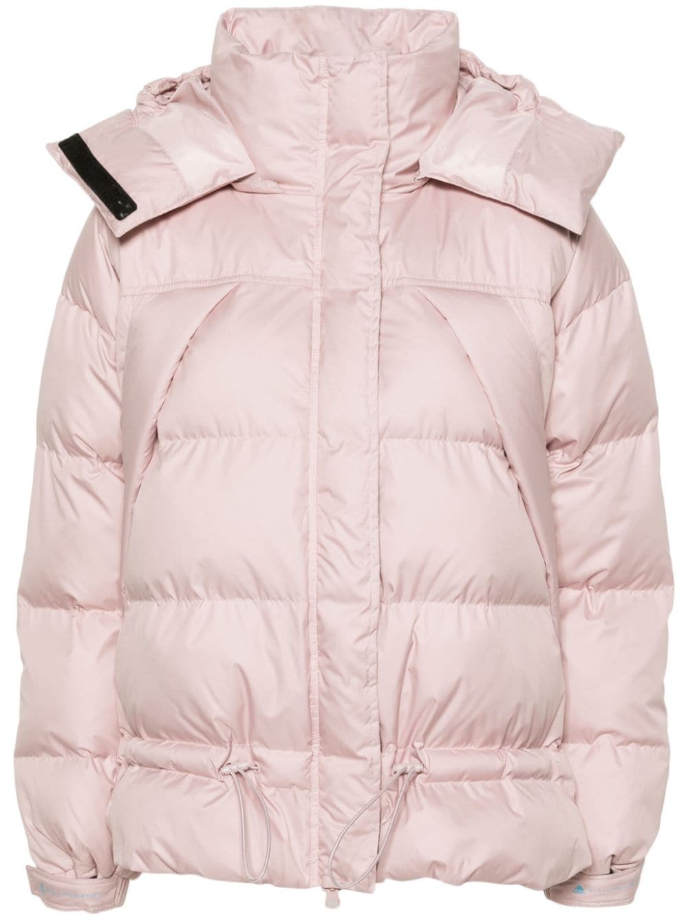 adidas by Stella McCartney detachable-hood ripstop puffer jacket - Pink von adidas by Stella McCartney