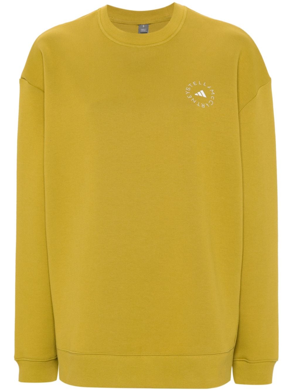 adidas by Stella McCartney logo-print sweatshirt - Green von adidas by Stella McCartney