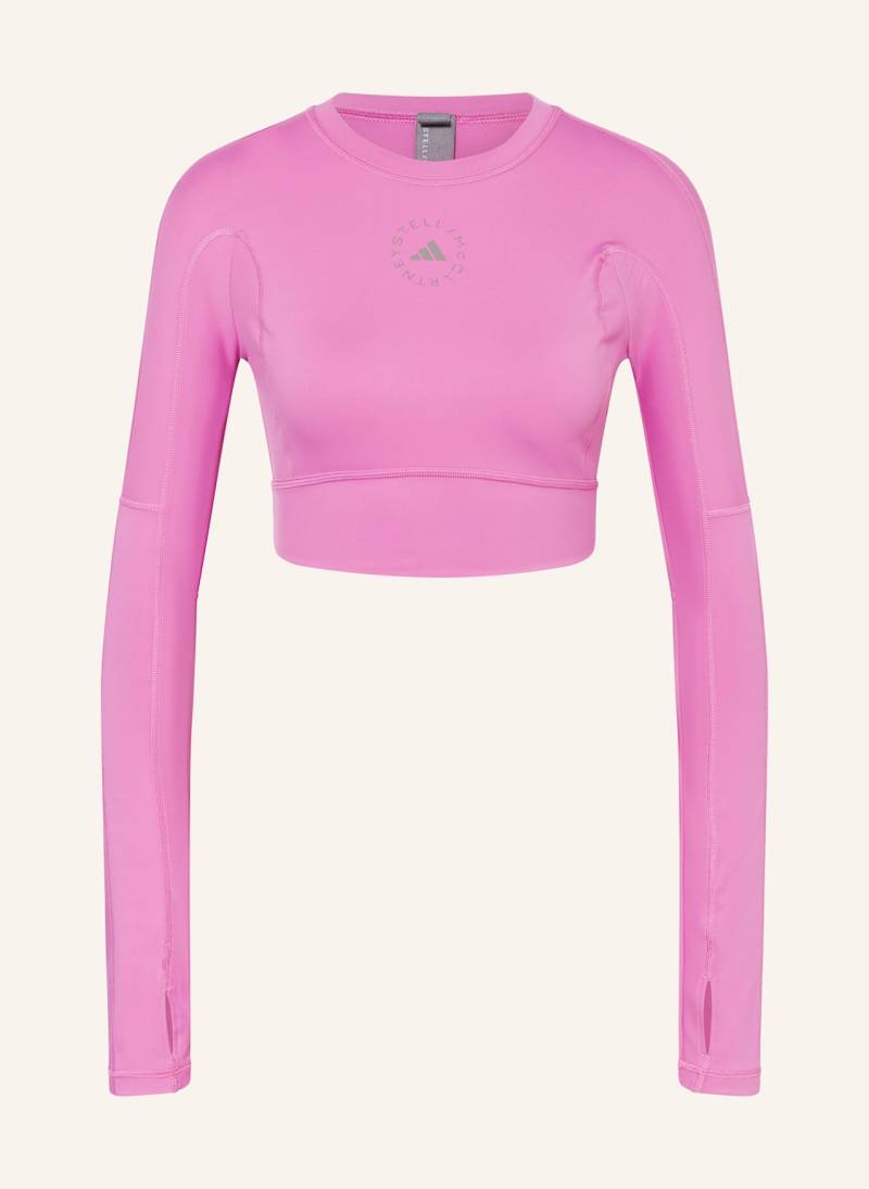 Adidas By Stella Mccartney Cropped-Longsleeve Adidas By Stella Mccartney Truestrength lila von adidas by stella mccartney