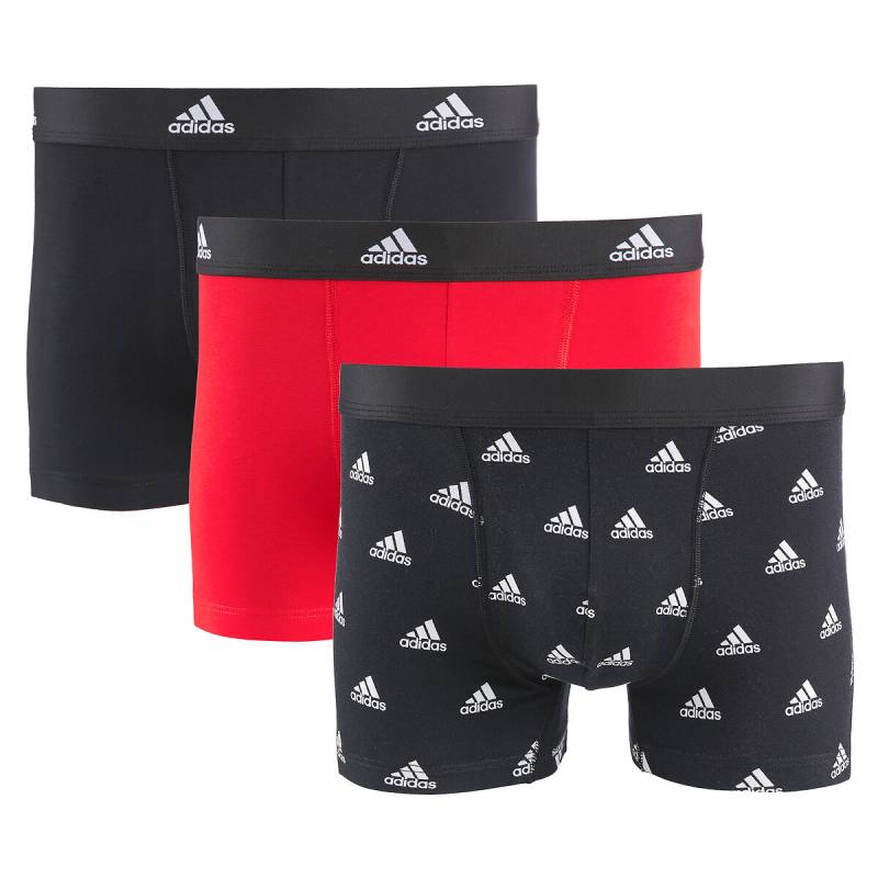 3er-Pack Active Boxerpants, 2x uni + 1x bedruckt von adidas performance