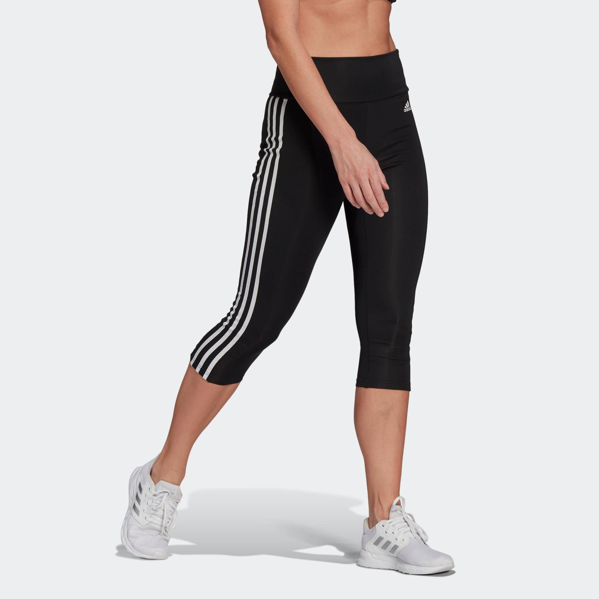 adidas Performance Trainingstights »DESIGNED TO MOVE HIGH-RISE 3-STREIFEN SPORT 3/4-TIGHT«, (1 tlg.) von adidas performance