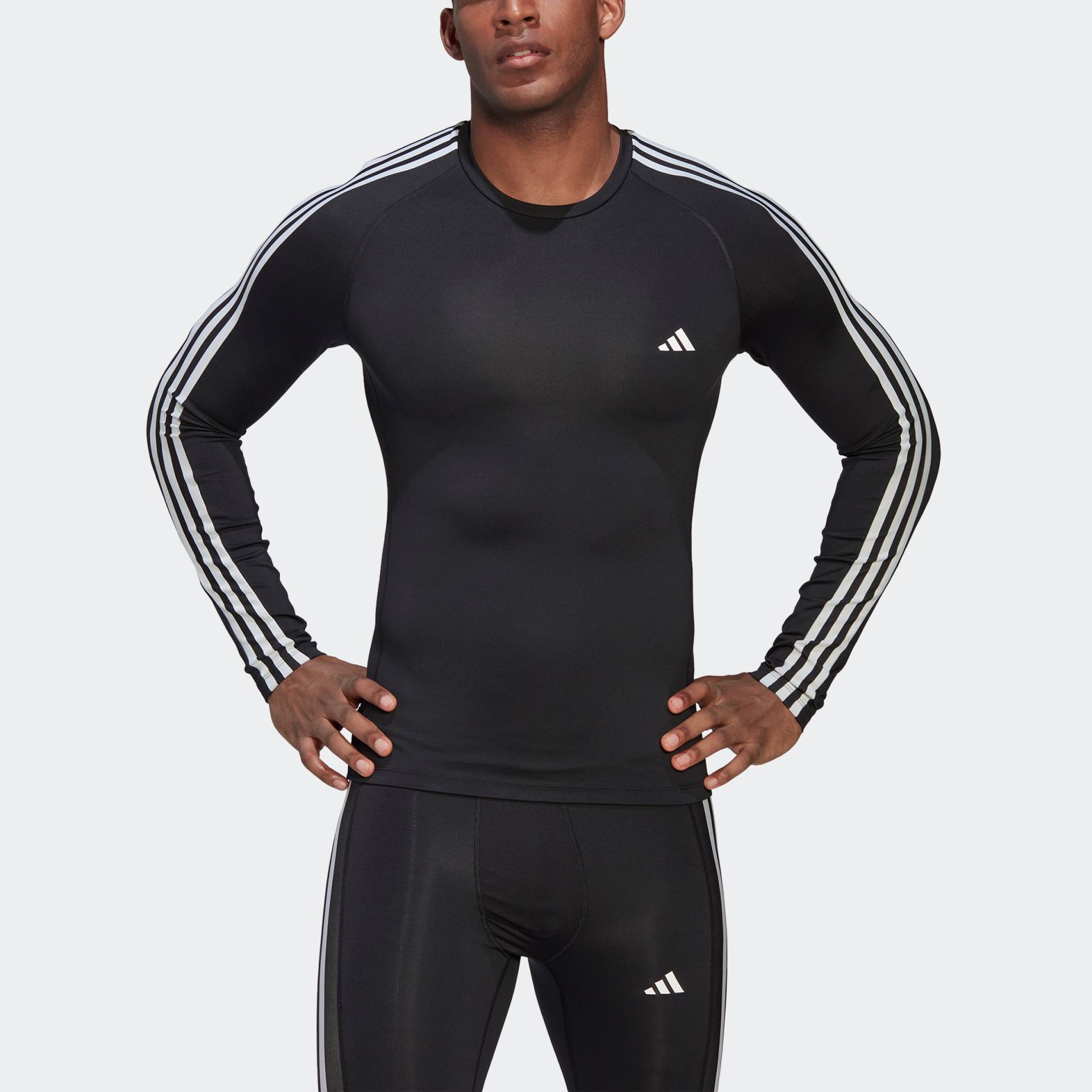 adidas Performance Funktionsshirt »TECHFIT 3STREIFEN TRAINING LONGSLEEVE« von adidas performance