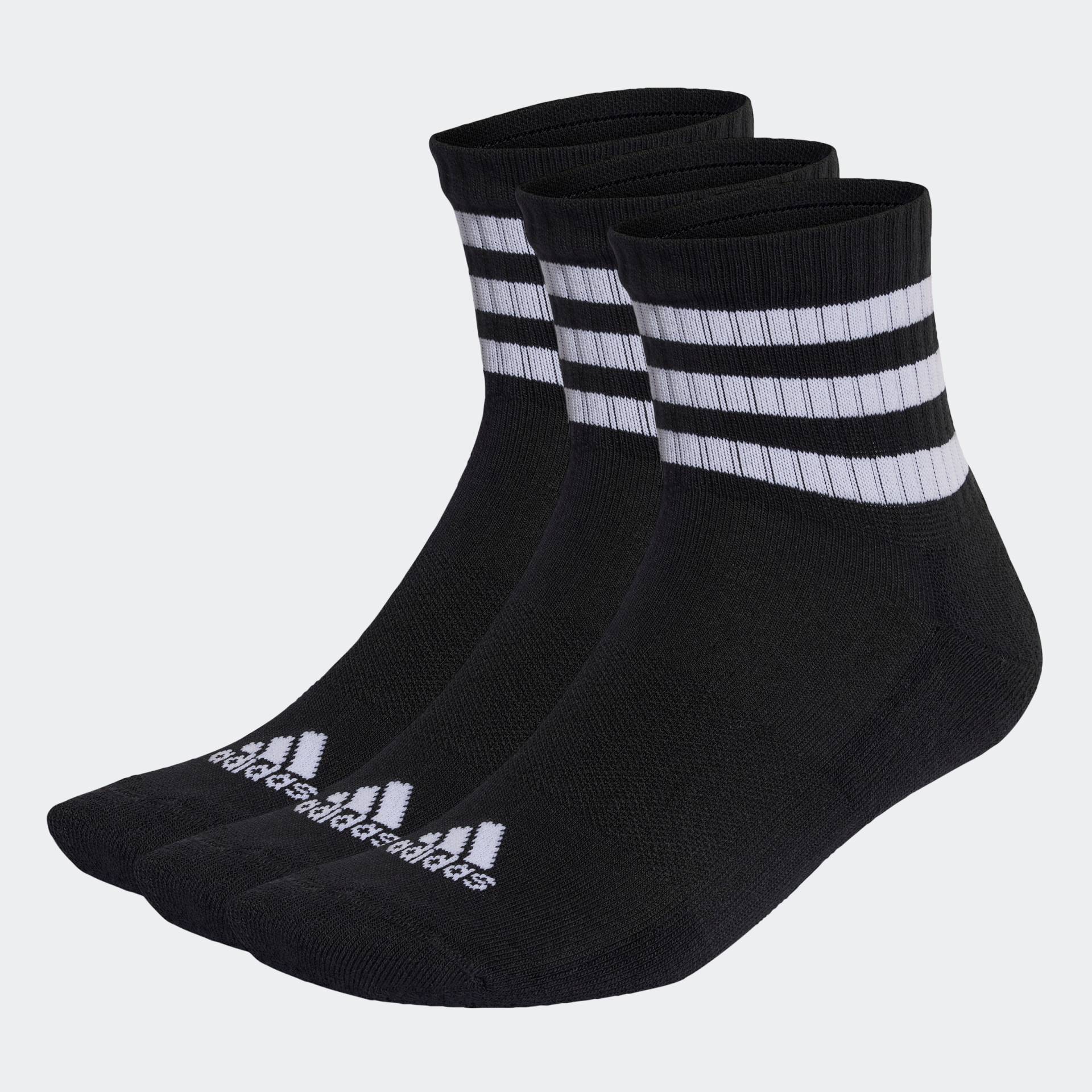 adidas Performance Sportsocken »3STREIFEN CUSHIONED SPORTSWEAR MIDCUT SOCKEN, 3 PAAR«, (3 Paar) von adidas performance