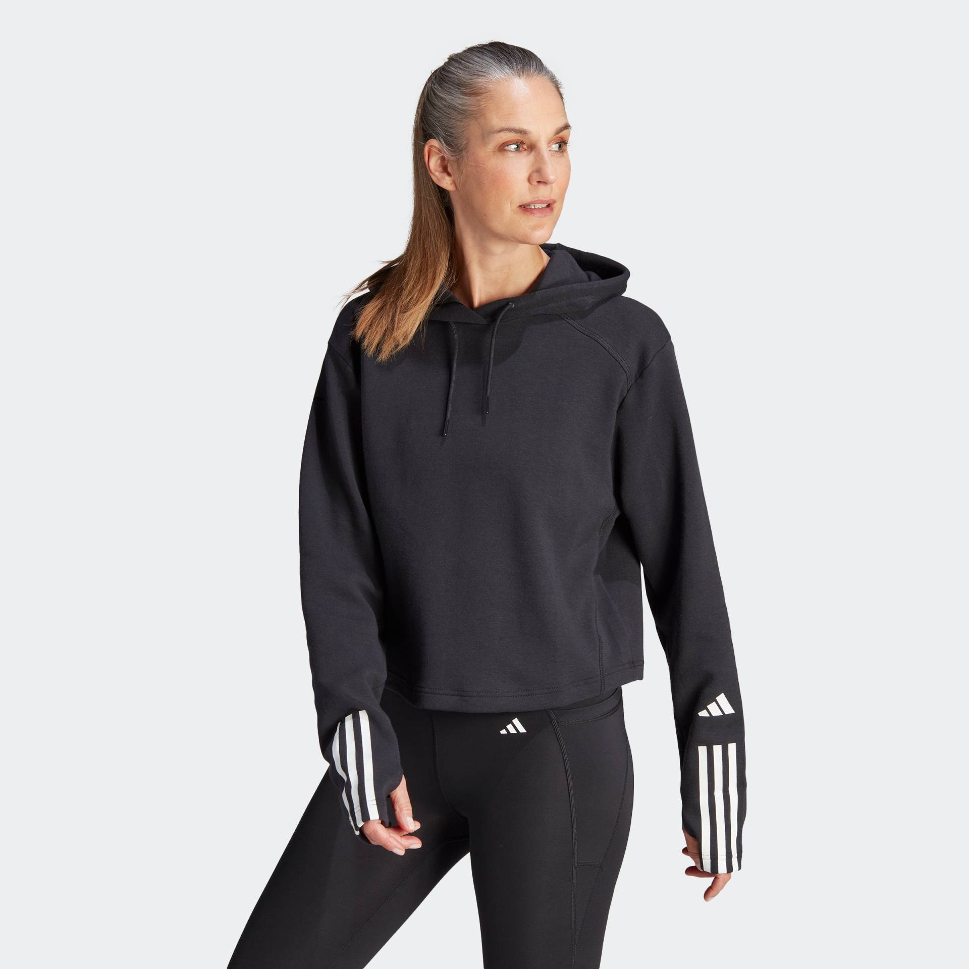 adidas Performance Sweatshirt »TRAIN ESSENTIALS TRAIN COTTON 3STREIFEN HOODIE« von adidas performance