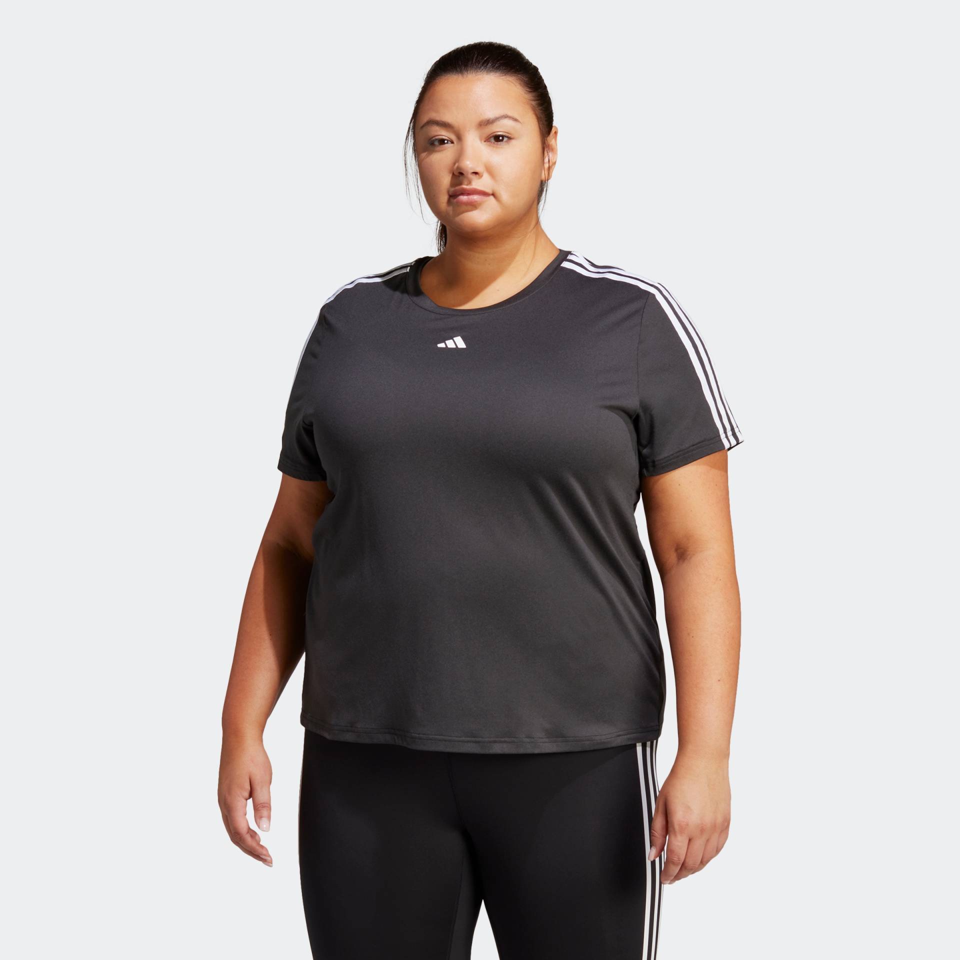 adidas Performance T-Shirt »AEROREADY TRAIN ESSENTIALS 3-STREIFEN – GROSSE GRÖSSEN« von adidas performance