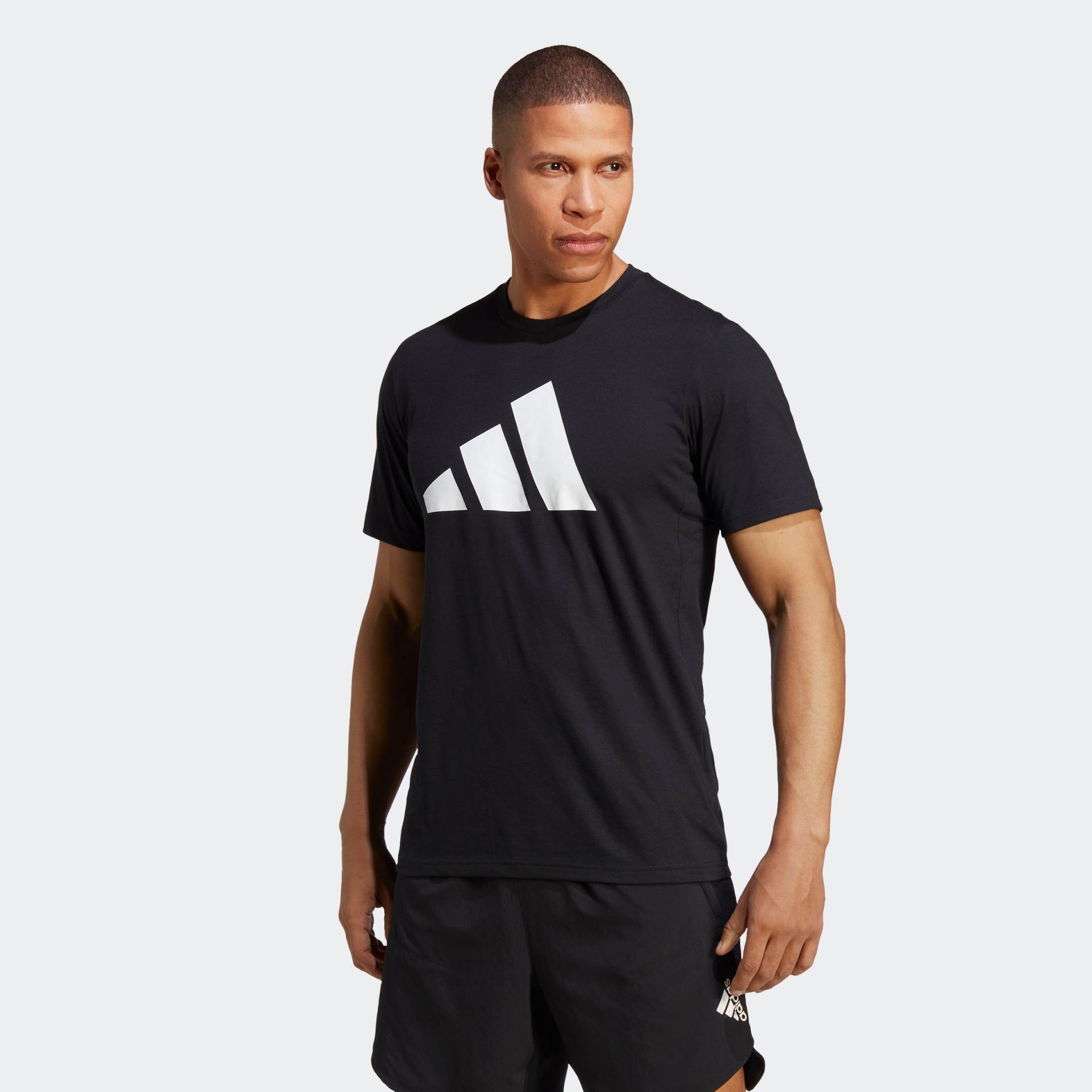 adidas Performance T-Shirt »TRAIN ESSENTIALS FEELREADY LOGO TRAINING« von adidas performance